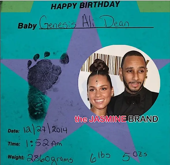 Ovary Hustlin’: Alicia Keys & Swizz Beatz Deliver Healthy Baby Boy, Genesis Ali