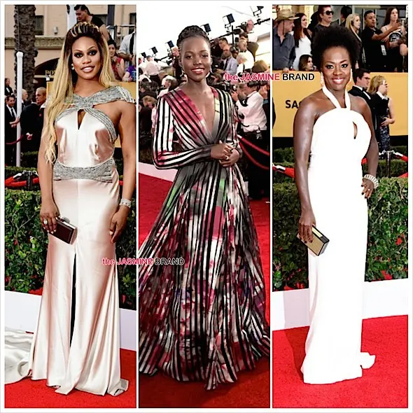 SAG Awards Red Carpet Fashion: Lupita Nyong’o, Viola Davis, Paula Patton, Laverne Cox, Lenny Kravitz [Photos]