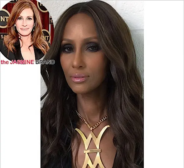 Super Model Iman Gives Julia Roberts A Fashion Tongue Lashing
