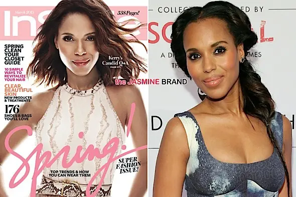 InStyle Denies Lightening Kerry Washington’s Skin For Cover [Photo]
