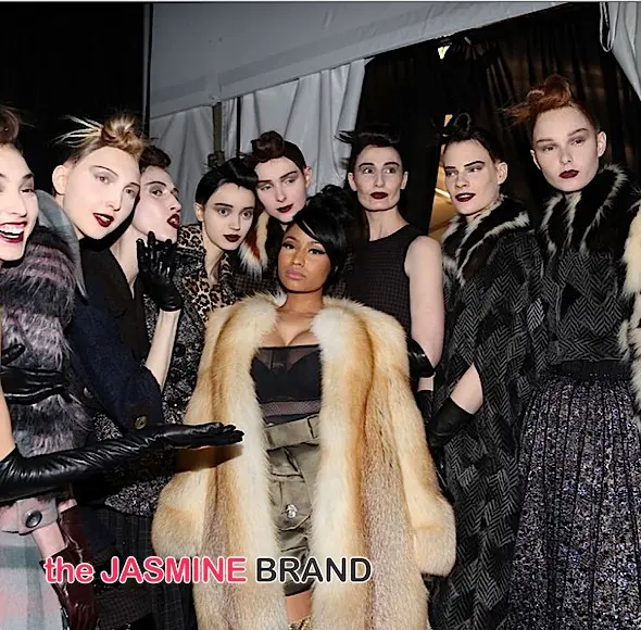 Nicki Minaj Attends Marc Jacobs NYFW Show [Photos]