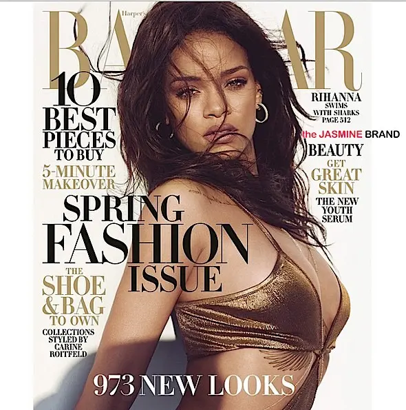 Rihanna Swims With Sharks For Harper’s Bazaar [Photos]