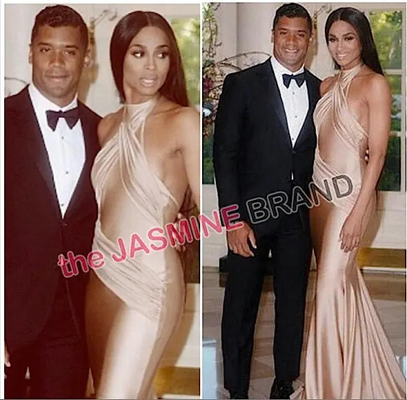 Couple Cuteness: Russell Wilson & Ciara Attend White House State Dinner [Photos]