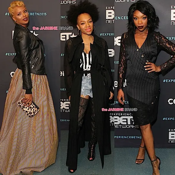 Kelly Rowland, Tyrese, Brandy, Eva Marcille, Lil Mama & More Attend BET Upfronts [Photos]