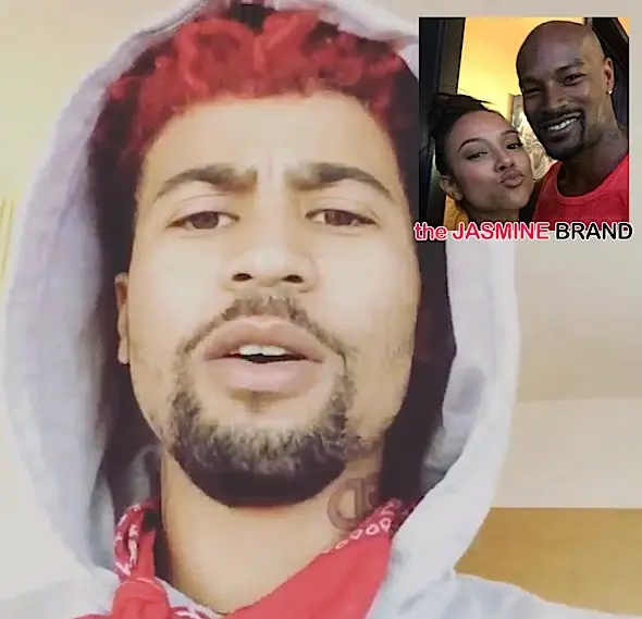 (UPDATED) Chris Brown’s Rapper Kid Red Threatens Tyson Beckford Over Karrueche [VIDEO]