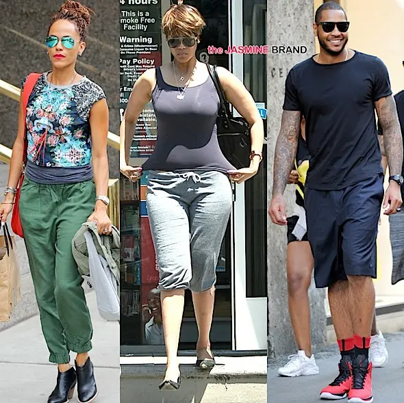 Celebrity Stalking: Tyra Banks, Carmelo Anthony, Nicole Ari Parker, Mekhi Phifer, Elise Neal, Montell Williams, Dascha Palonco [Photos]