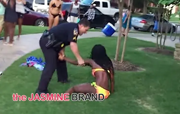 Excessive Force or Nah? Texas Officer Placed On Leave After Disturbing Pool Party Video [WATCH]