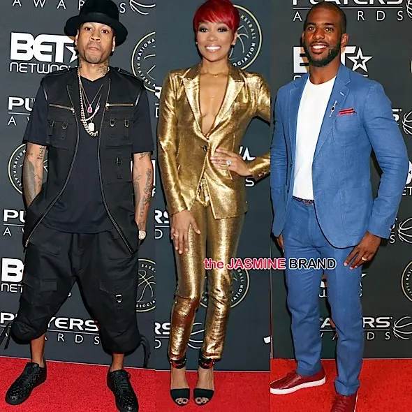 BET’s 1st Annual “Players’ Awards”: Allen Iverson & Wife Tawanna, Monica, Chris Paul & Wife Jada, Naturi Naughton, Jesse Williams, Paul Pierce, 2 Chainz, MC Lyte [Photos]