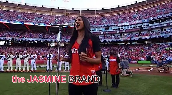 Ciara Belts Out the National Anthem at 2015 MLB All-Star Game [VIDEO]