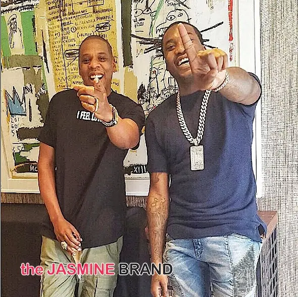 Jay Z Celebrates Meek Mill’s #1 Album [Photos]