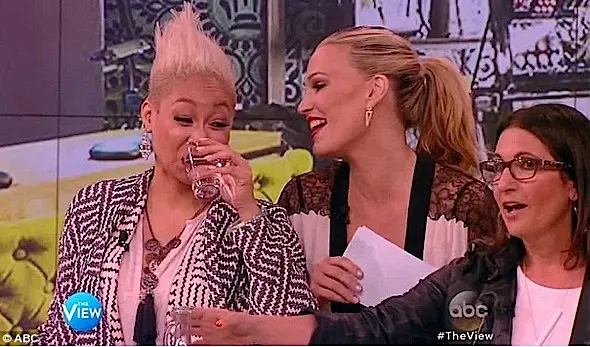 Raven Symone Apologizes For Spitting In Cup, Passing It to Co-Host