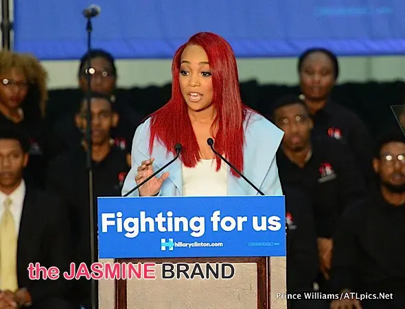 Usher, Grant Hill, Monica, Kelly Price, Karen Civil Spotted At ‘African Americans for Hillary’ in Atlanta [Photos]