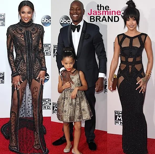 American Music Awards Red Carpet: Ciara, Tyrese, Nicki Minaj, Karrueche Tran, Christina Milian, Zendaya, Justin Bieber [Photos]