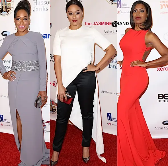 Tia Mowry Hardrict, Tichina Arnold, Omarosa, Debra Lee Attend Rhapsody Gala [Photos]