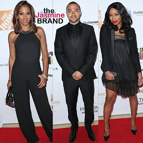 Jesse Williams, Zendaya, Holly Robinson Peete, Jill Marie Jones, Tommy Davidson Spotted at EBONY 100