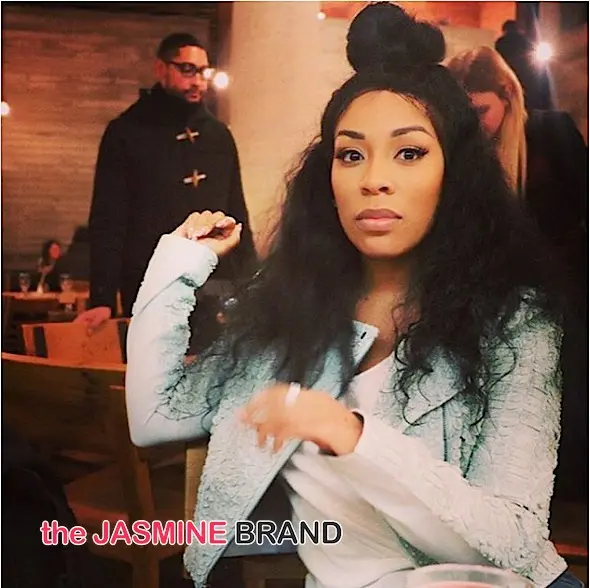 K. Michelle Startles Uninvited Guest Through Home Surveillance: “Get your a** off this porch!”