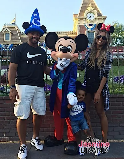 Ciara & Russell Wilson Take Baby Future to Disney Land [Photos]