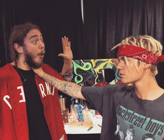 Post Malone Denies Choking Justin Bieber [VIDEO]