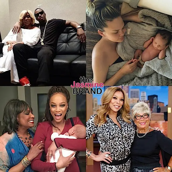 Celebrity Mother’s Day Photos: Tyra Banks, Chrissy Teigen, Nicki Minaj, Niecy Nash, Wendy Williams, Kandi Burruss, Solange Knowles, Meek Mill, Rob Kardashian