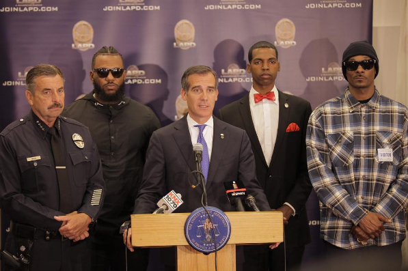 Snoop & The Game Meet With LAPD [VIDEO]
