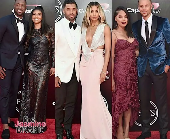 ESPYs Red Carpet: Ciara, Russell Wilson, Gabrielle Union, Dwyane Wade, Ayesha & Steph Curry + List of Winners!