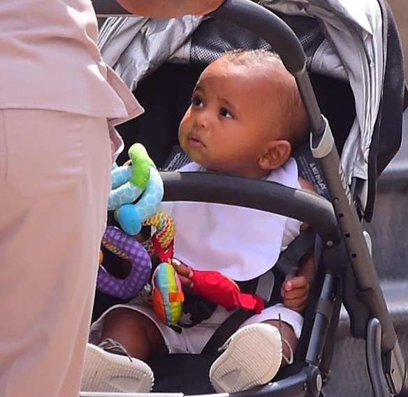 Saint West & His Fresh Pair of Yeezy’s Spotted in NYC [Spotted. Stalked. Scene.]