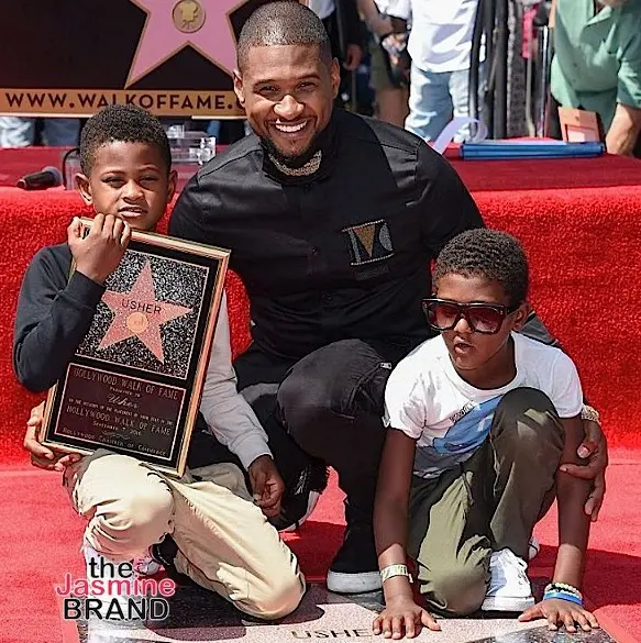 Usher Receives Star on the Hollywood Walk of Fame [Photos]