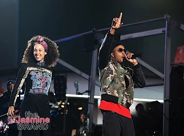 Alicia Keys Shuts Down NYC With Jay Z, Nas & John Mayer [Photos]