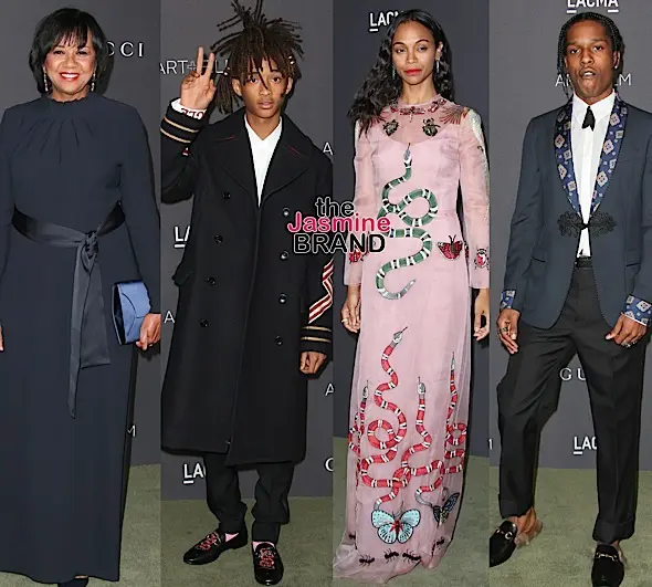 Jaden Smith, A$AP Rocky, Zoe Saldana, Cheryl Boone Isaacs Hit LACMA Gala [Photos]
