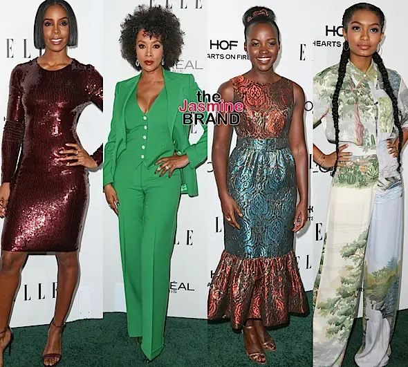 Women In Hollywood Awards: Kelly Rowland, Vivica Fox, Lupita Nyong’o, Yara Shahidi, Tracee Ellis Ross, Michelle Williams, Regina King, Aja Naomi King Attend [Photos]