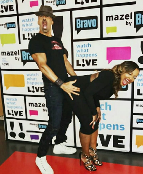 Is That Tongue?! Shemar Moore & Phaedra Parks Kiss On WWHL [VIDEO]