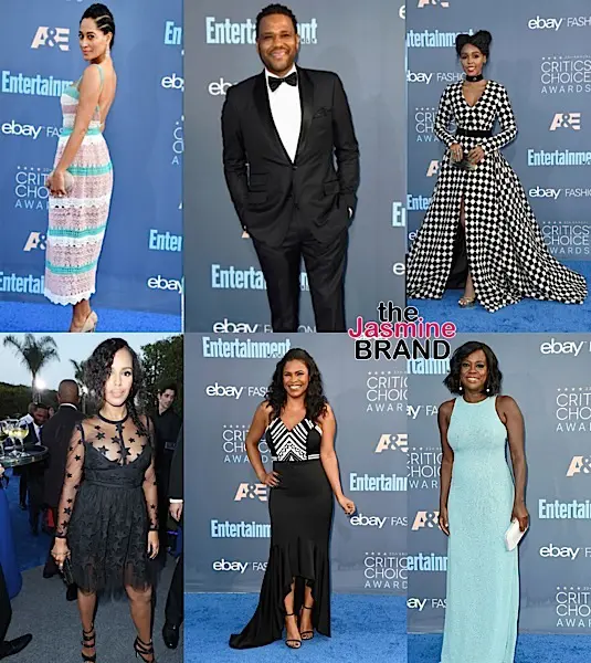 “Critics Choice Awards” Red Carpet: Janelle Monae, Lisa Bonet, Kylie Bunbury, Naomie Harris, Kerry Washington, Tracee Ellis Ross, Viola Davis, Nia Long, Kevin Hart [Photos]
