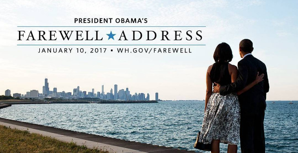 Obama Returns To Chicago For Final Farewell Address
