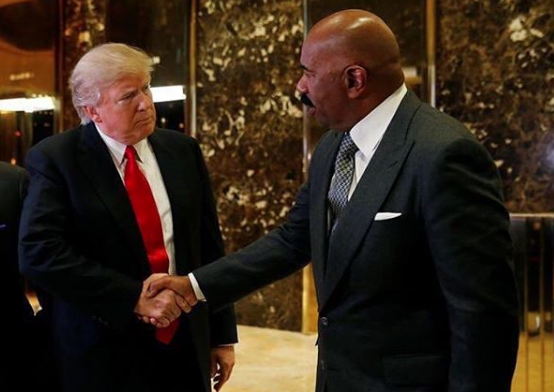Steve Harvey Hasn’t Talked To Trump Since Controversial Meeting, Surprised At Backlash: It was vicious, they called me a coon.