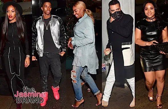 French Montana, Nene Leakes, Justin Combs, Mechelle Epps, Jussie Smollett, Malaysia Pargo In Beverly Hills [Photos]