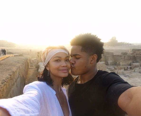 Chanel Iman & NFL’er Boyfriend Sterling Shepard Invade Egypt [Photos]