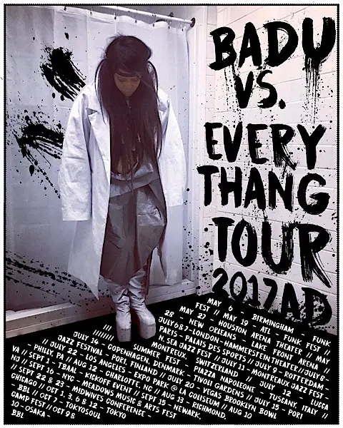 Erykah Badu Announces ‘Badu vs. Everythang Tour’