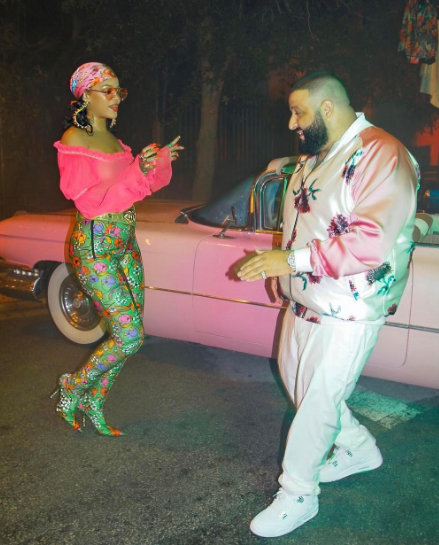 Rihanna & Bryson Tiller Shoot New DJ Khaled Video [Photos]