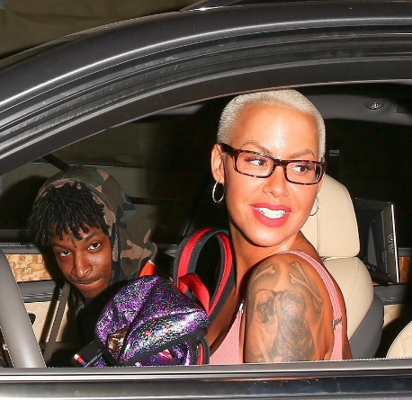 Amber Rose & 21 Savage Dating For Almost A Month [Photos]