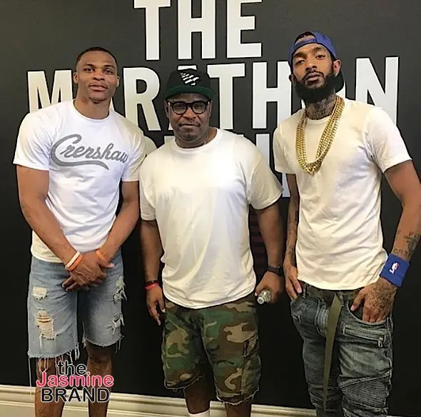Nipsey Hussle Opens The Marathon Store: Russell Westbrook, Lauren London, Jim Jones, 21 Savage, Nav Spotted [Photos]
