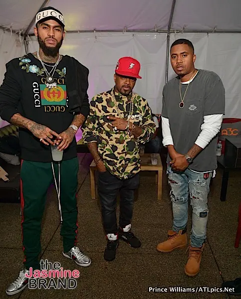 Lil Cease, Dave East, Jermaine Dupri, Nas Party in ATL [Spotted. Stalked. Scene.]