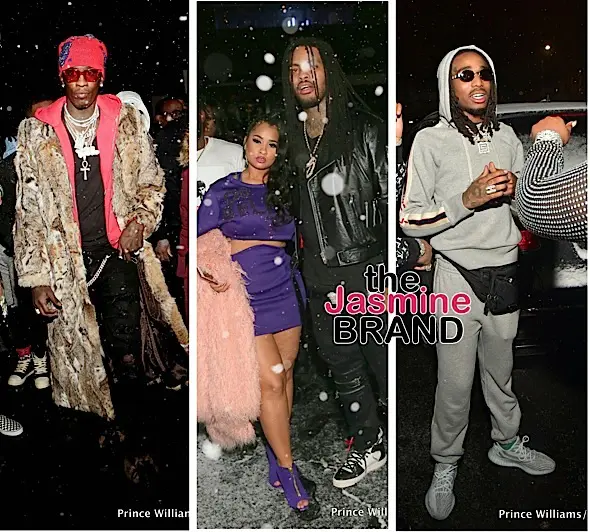 Celebs Hit ATL Club During Winter Storm: Migos, 21 Savage, Young Thug, Lil Uzi Vert, Waka Flocka Spotted