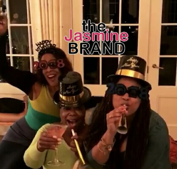 Celebs Ring In 2018! Kim Kardashian, Kanye West, Chris Brown, Gabrielle Union, Reggie Bush, Cardi B