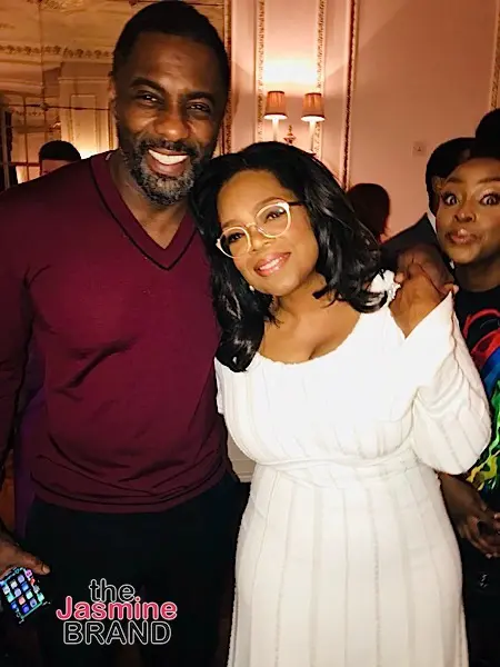 Oprah & Ava DuVernay In London w/ Steve McQueen, Idris Elba & Chiwetel Ejiofor