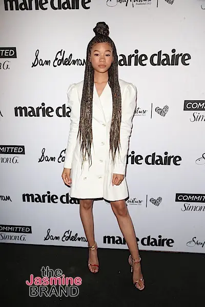 Actress Storm Reid Has Advice For Getting Ready For 2020: Drink your water, stay in your bag & inspire!”