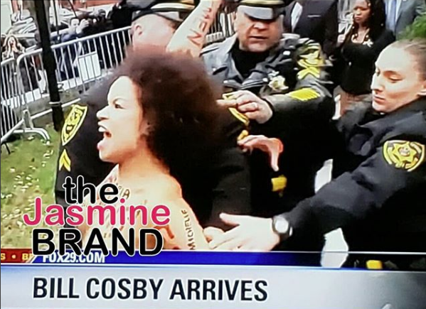 Bill Cosby – Topless Woman Charges At Comedian & Is Arrested [VIDEO]