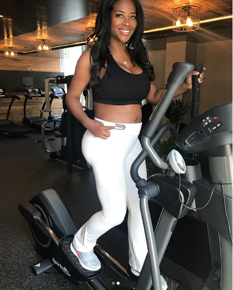 A Pregnant Kenya Moore Hits The Gym – I’m Staying Fit For My Baby!