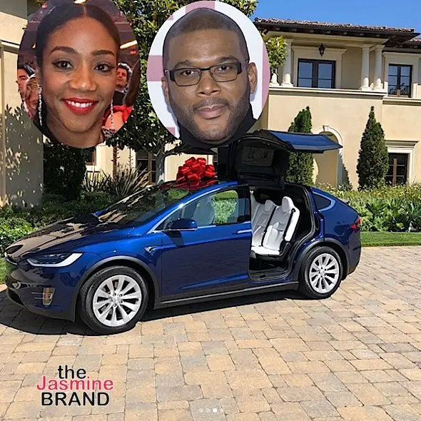 Tyler Perry Surprises Tiffany Haddish With A New Car!