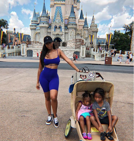 Omarion Ex Apryl Jones Trashed For Wearing Spandex to Disney