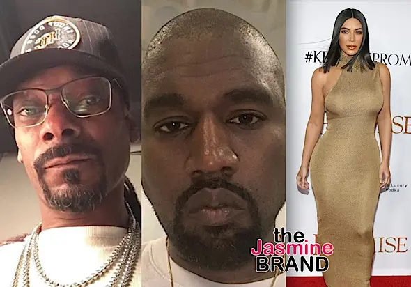 Snoop Accuses Kim Kardashian Of Having Sex w/ Drake – That’s Why Kanye’s Mad!